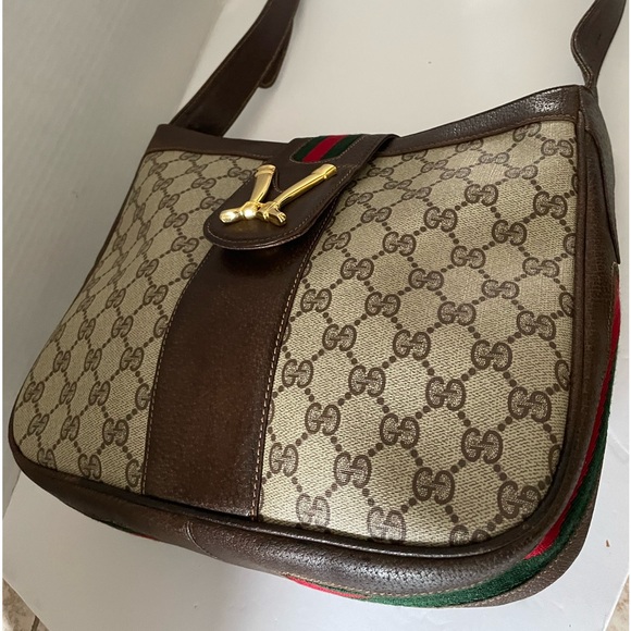 Authentic Gucci Supreme Sherry Line Leather Shoulder Bag. - Picture 7 of 17
